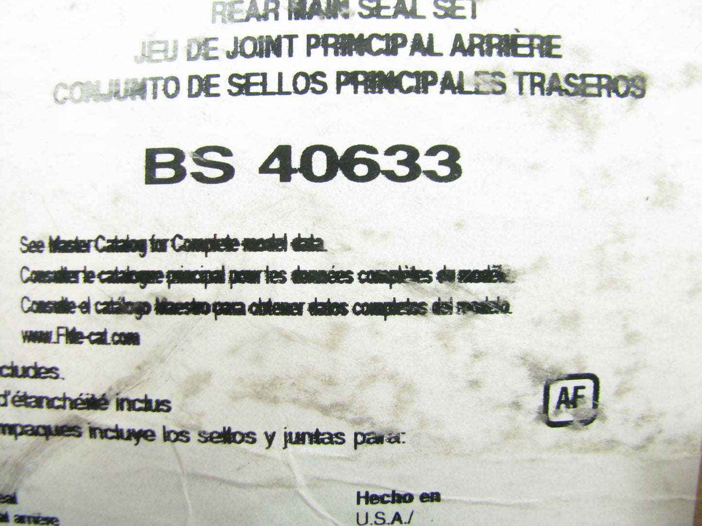 Fel-pro BS40633 Rear Main Seal Gasket Set For 89-93 Dodge 5.9L Cummins Diesel