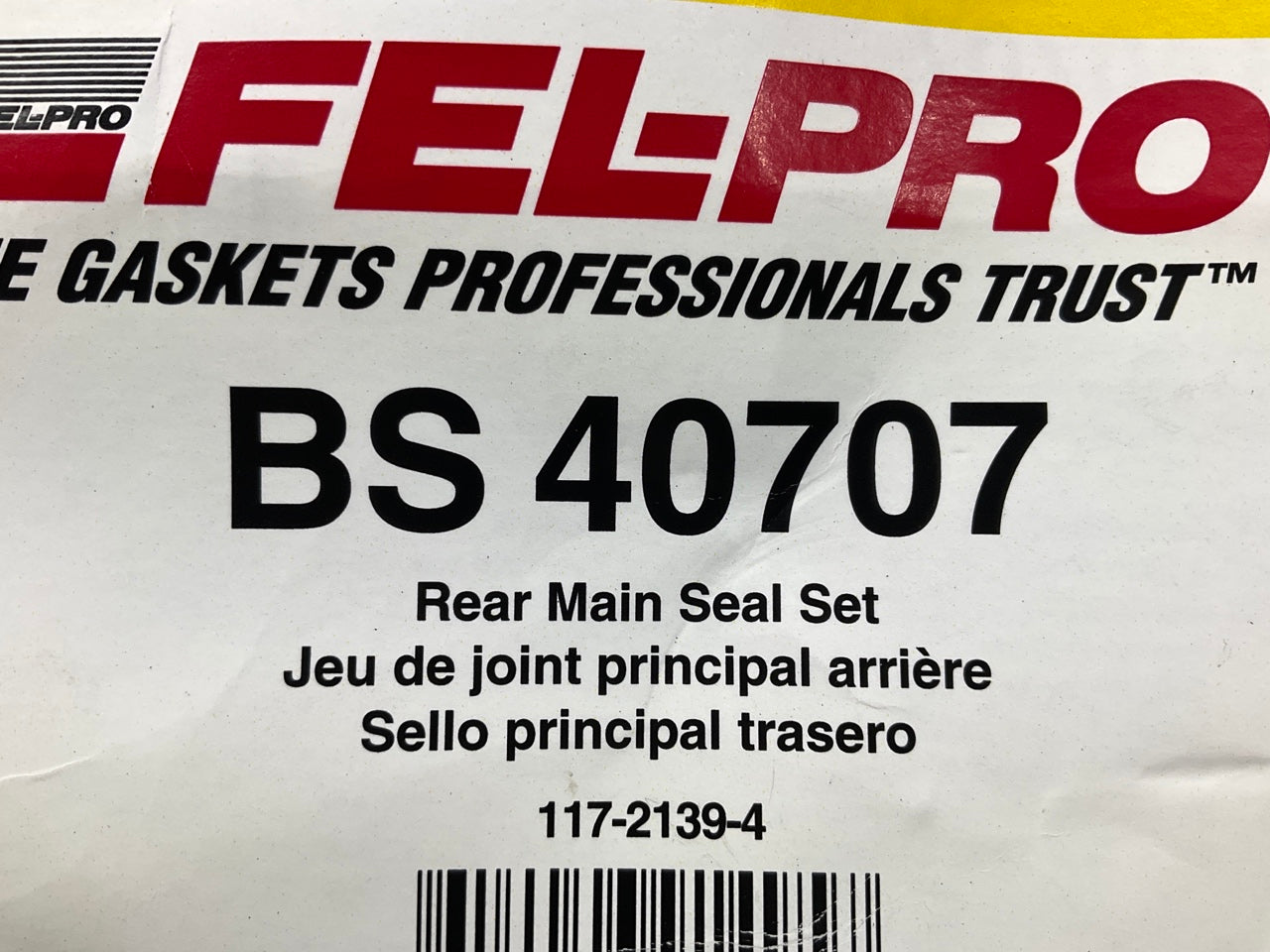 Fel-pro BS40707 Engine Crankshaft Seal Kit Rear 2007-13 Chevrolet GMC 4.3L-V6