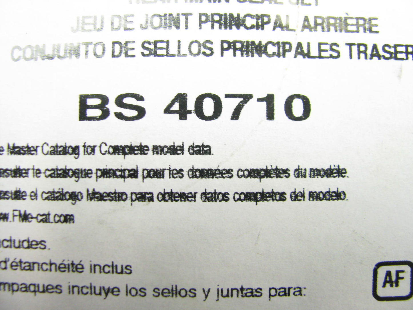 Fel-pro BS40710 Engine Crankshaft Seal Kit - Rear
