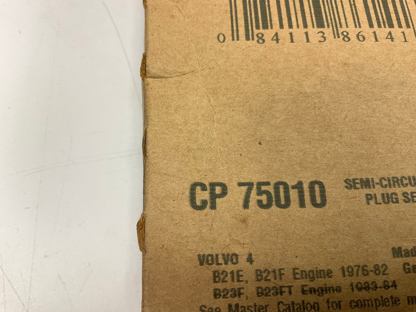 Fel-Pro CP75010 Engine Semi-Circular Plug 1976-1984 Volvo B21E B21F B23F B23FT