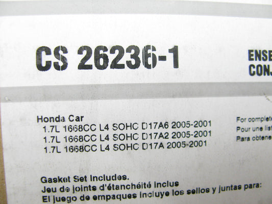Fel-pro CS26236-1 Conversion Lower Gasket Set 2001-2005 Honda & Acura 1.7L-L4