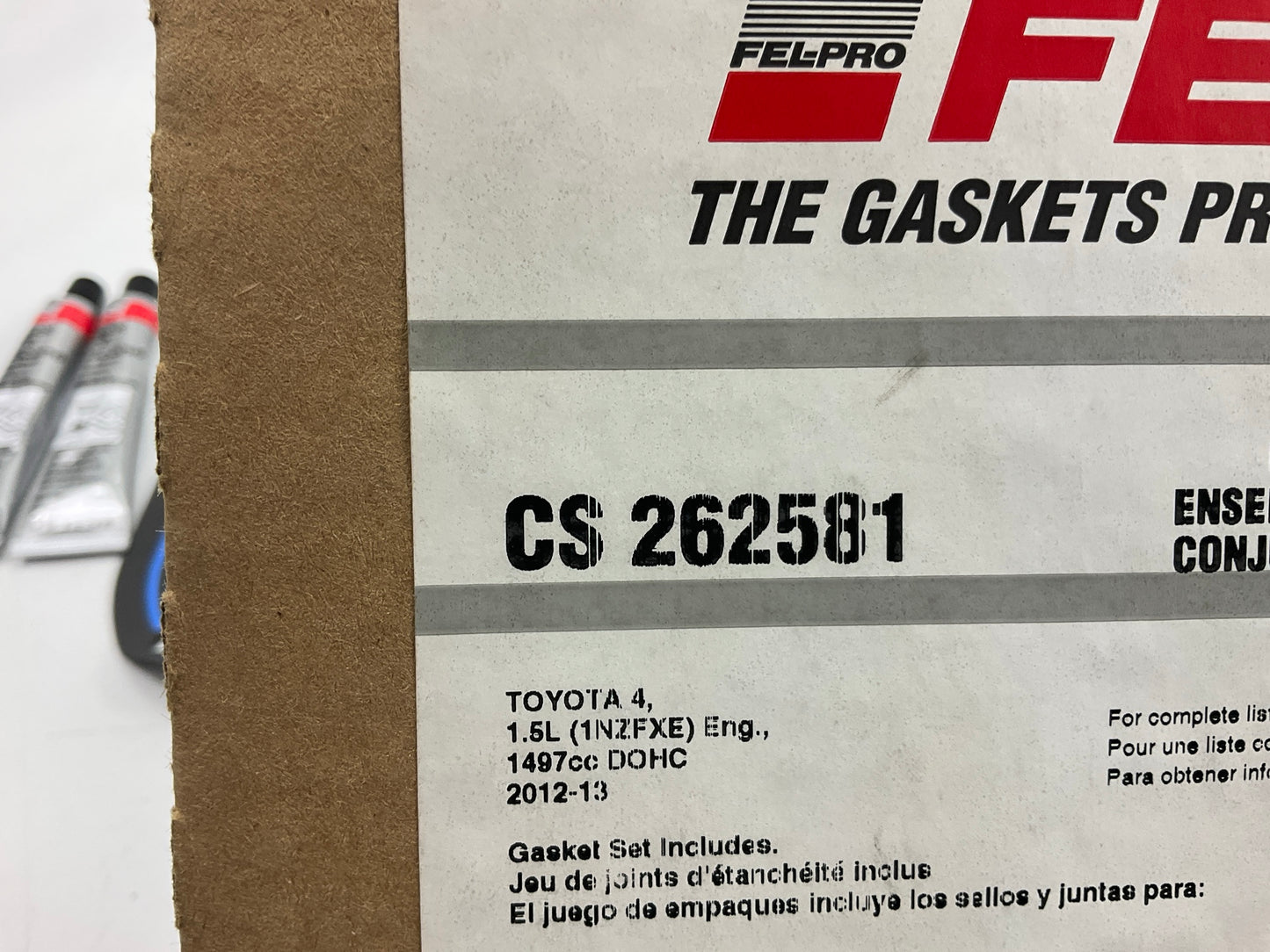Fel-Pro CS262581 Conversion (Lower) Gasket Set For 2012-19 Toyota Prius C 1N2FXE