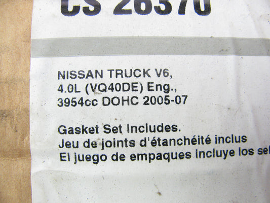 Fel-pro CS26370 Conversion Lower Gasket Set For 2005-2013 Nissan Suzuki 4.0L-V6