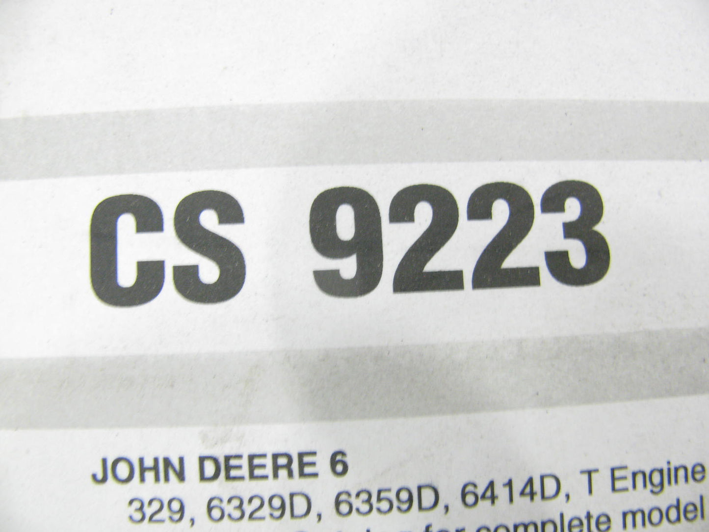 Fel-pro CS9223 Conversion Lower Gasket Set For John Deere 303 329 359