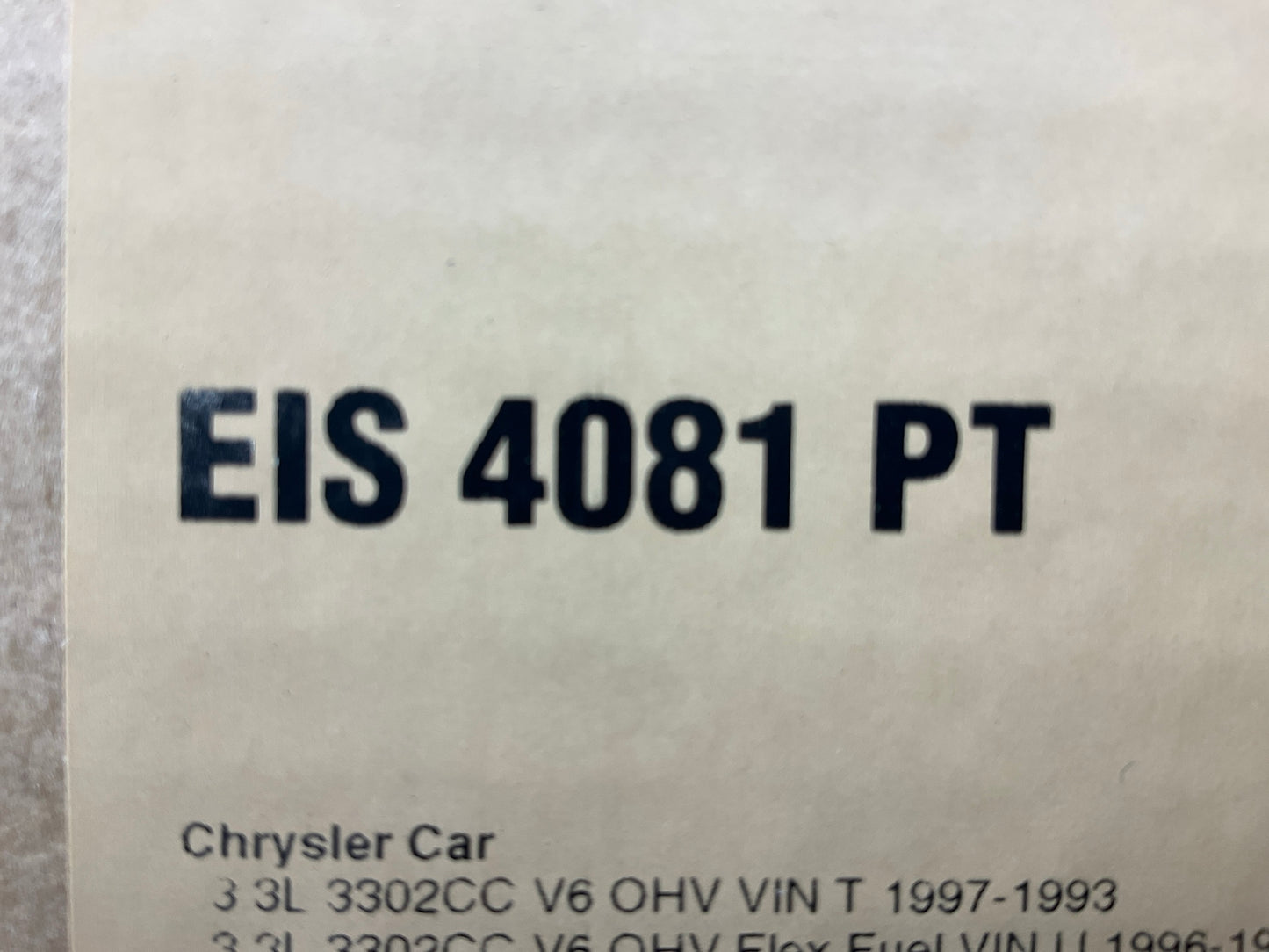 Fel-pro EIS1081PT Rebuilder Gasket Set For 1990-2000 Chrysler 3.3L V6