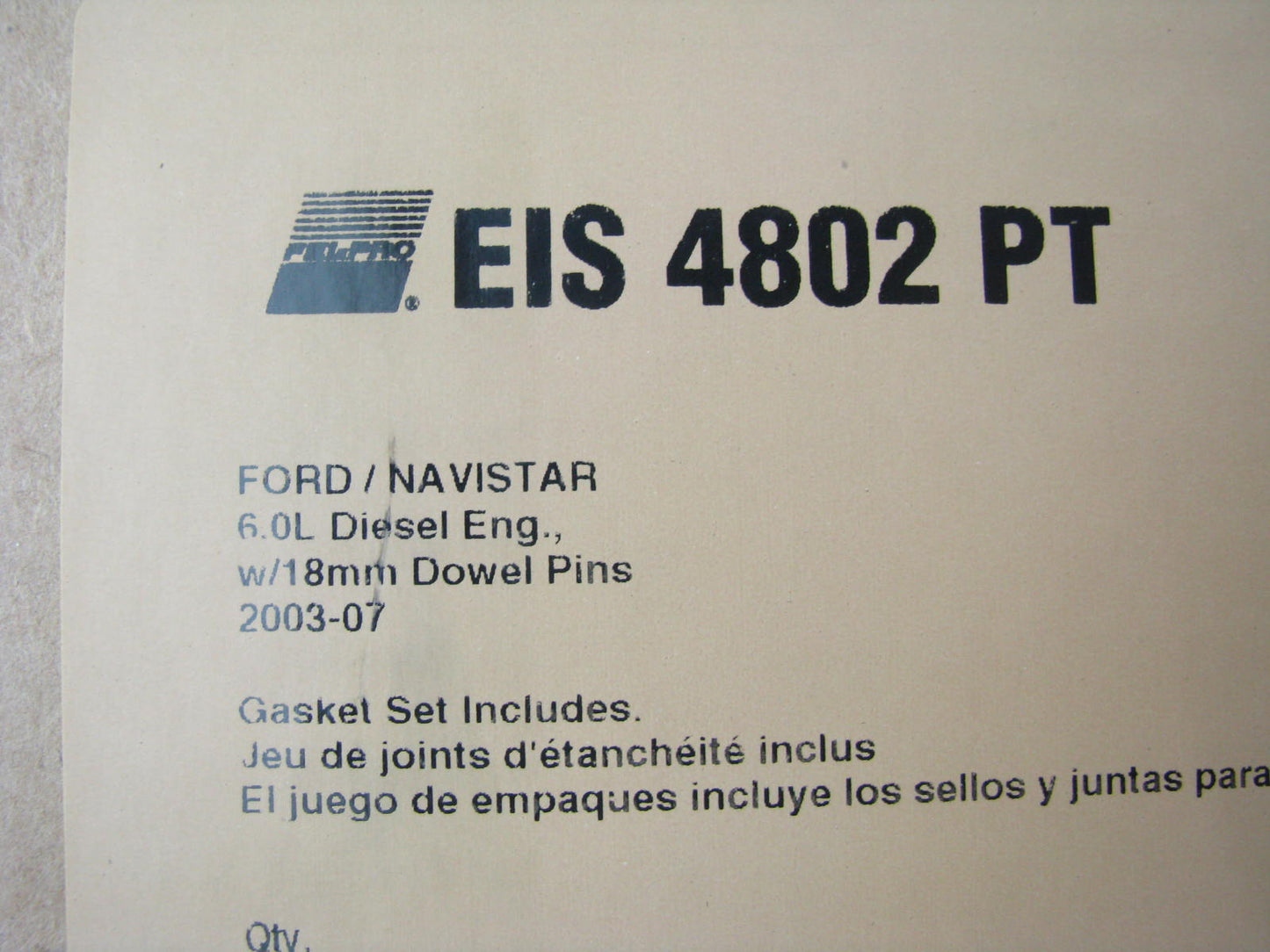 Fel-pro EIS4802PT Engine Rebuild Gasket Set For 2003-2007 Ford 6.0L Powerstroke