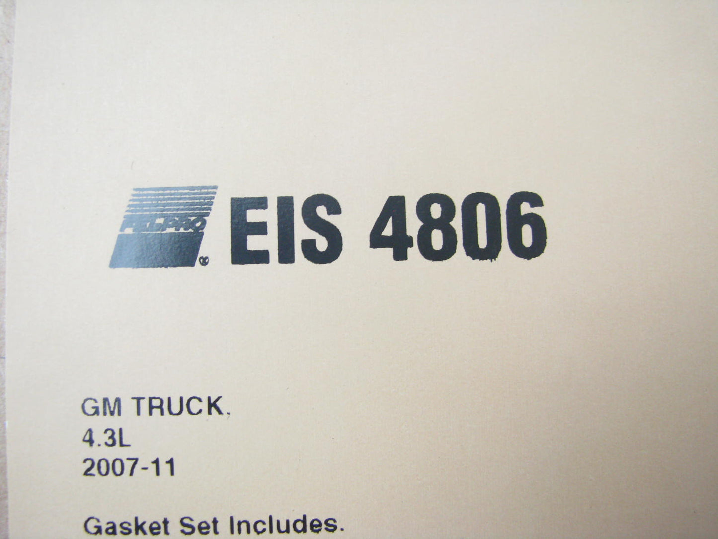 Fel-pro EIS4806 Engine Long Block Gasket Set For 2007-2014 Chevrolet GMC 4.3L-V6