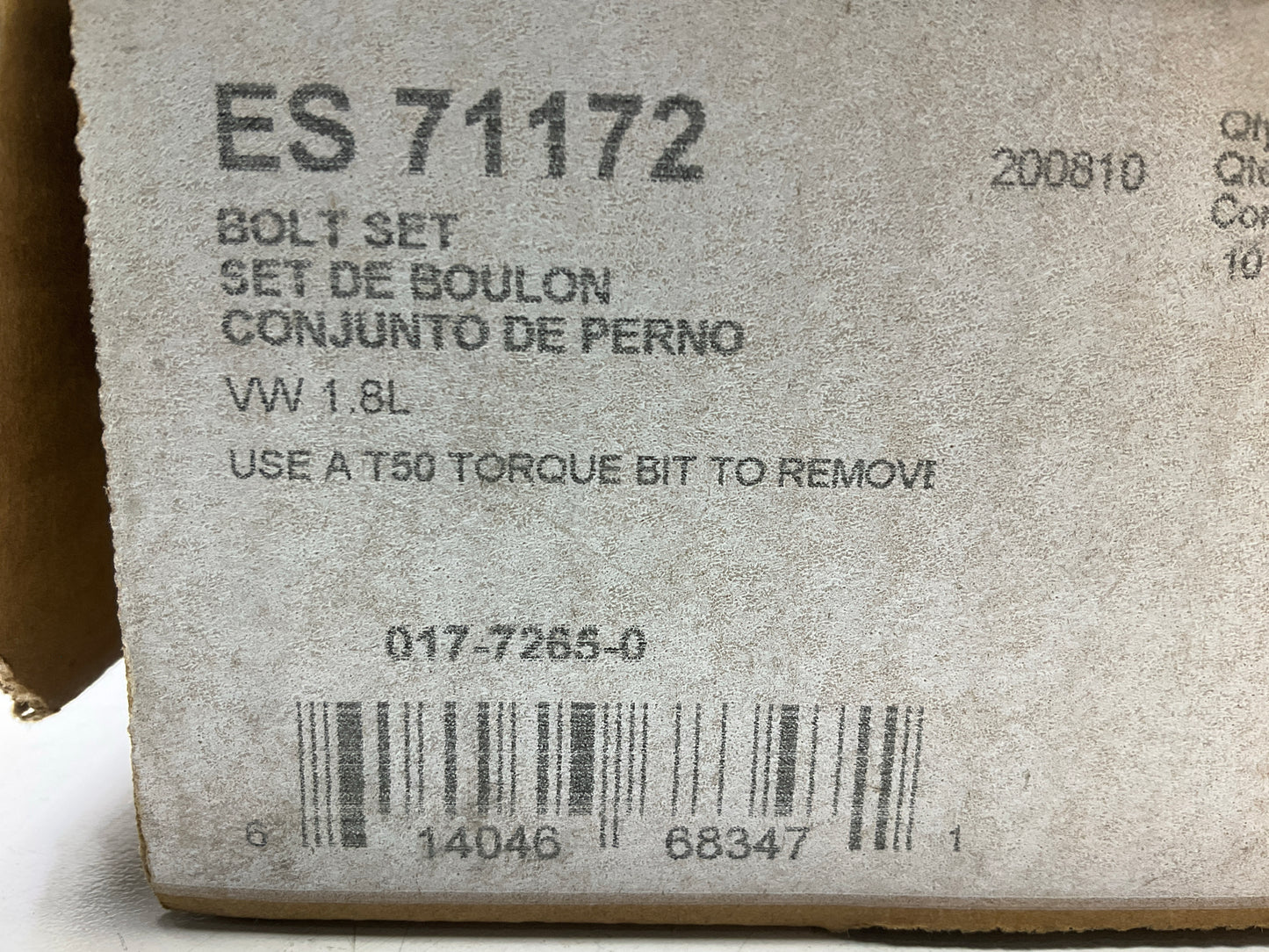 Fel-pro ES71172 Engine Cylinder Head Bolt Set - 1997-2001 Audi, VW 1.8L L4 Turbo