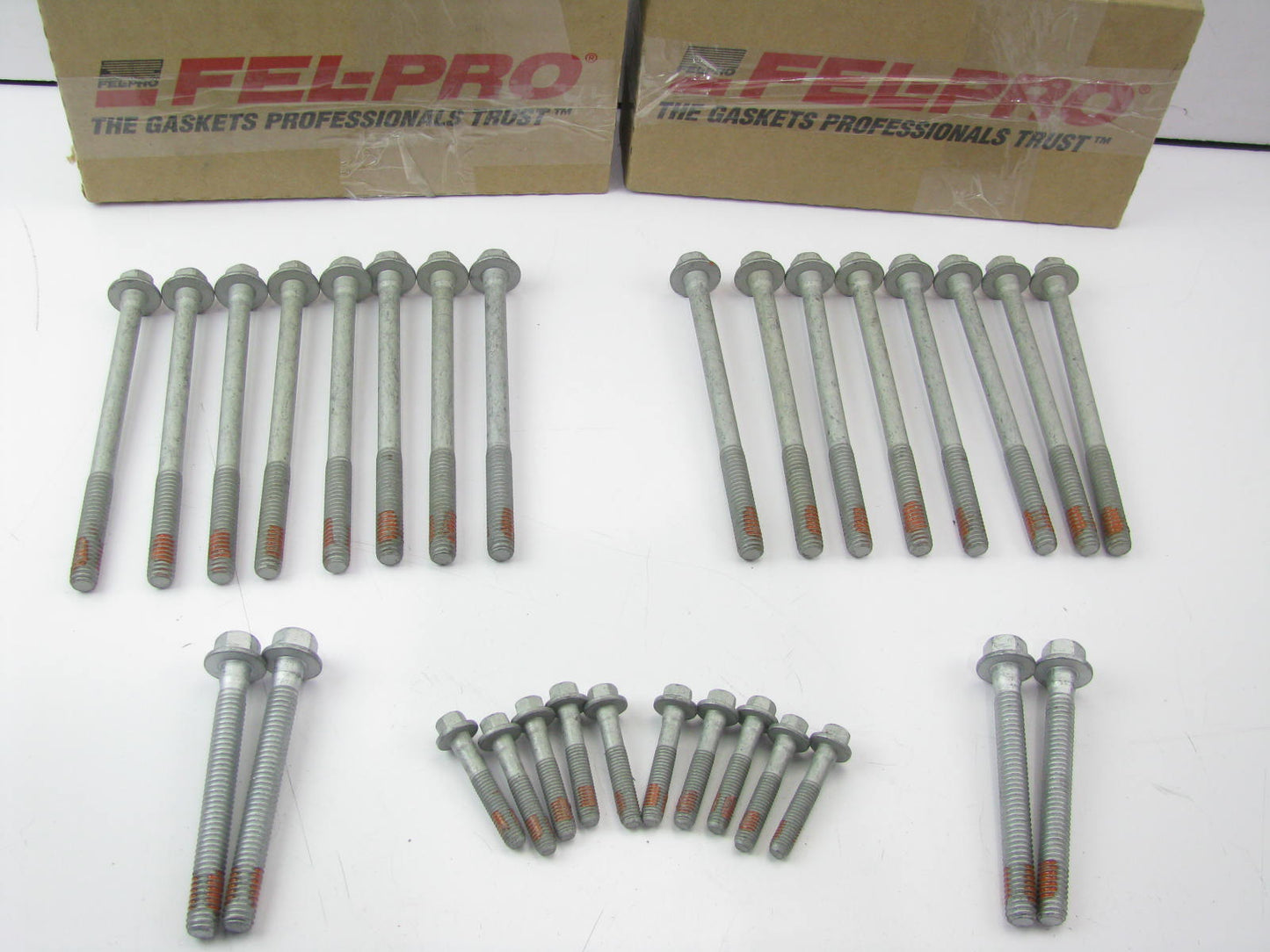 2 SETS Of Fel-pro ES72173 Cylinder Head Bolts - DOES ONE ENGINE