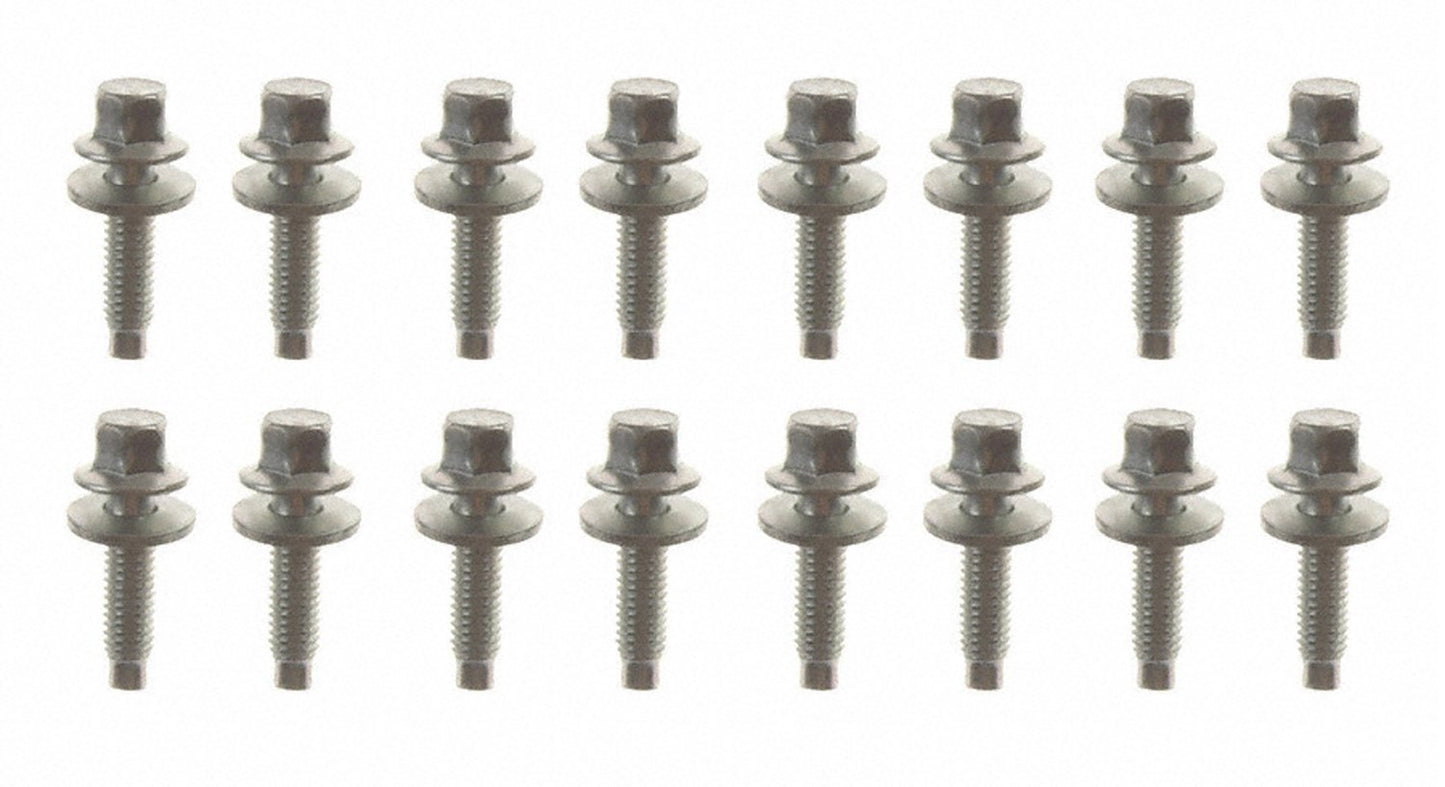 FEL-PRO ES72214 Engine Oil Pan Bolt Set - 1990-2001 Ford 3.0L OHV Vulcan V6