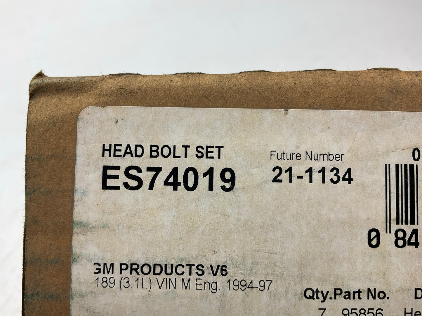 Fel-Pro ES74019 Engine Cylinder Head Bolt Set 1993-95 GM 3.1L V6 OHV