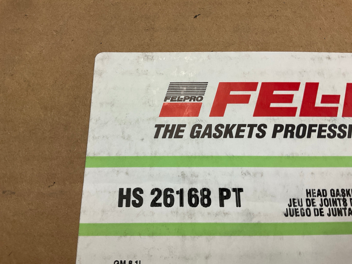 Fel-pro HS26168PT Cylinder Head Gasket Set For 2001-2007 Chevrolet GMC 8.1L V8