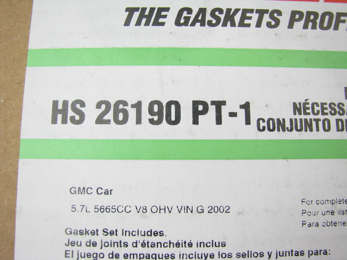 Fel-pro HS26190PT-1 Engine Cylinder Head Gasket Set - 2002 Camaro 5.7L LS1 V8