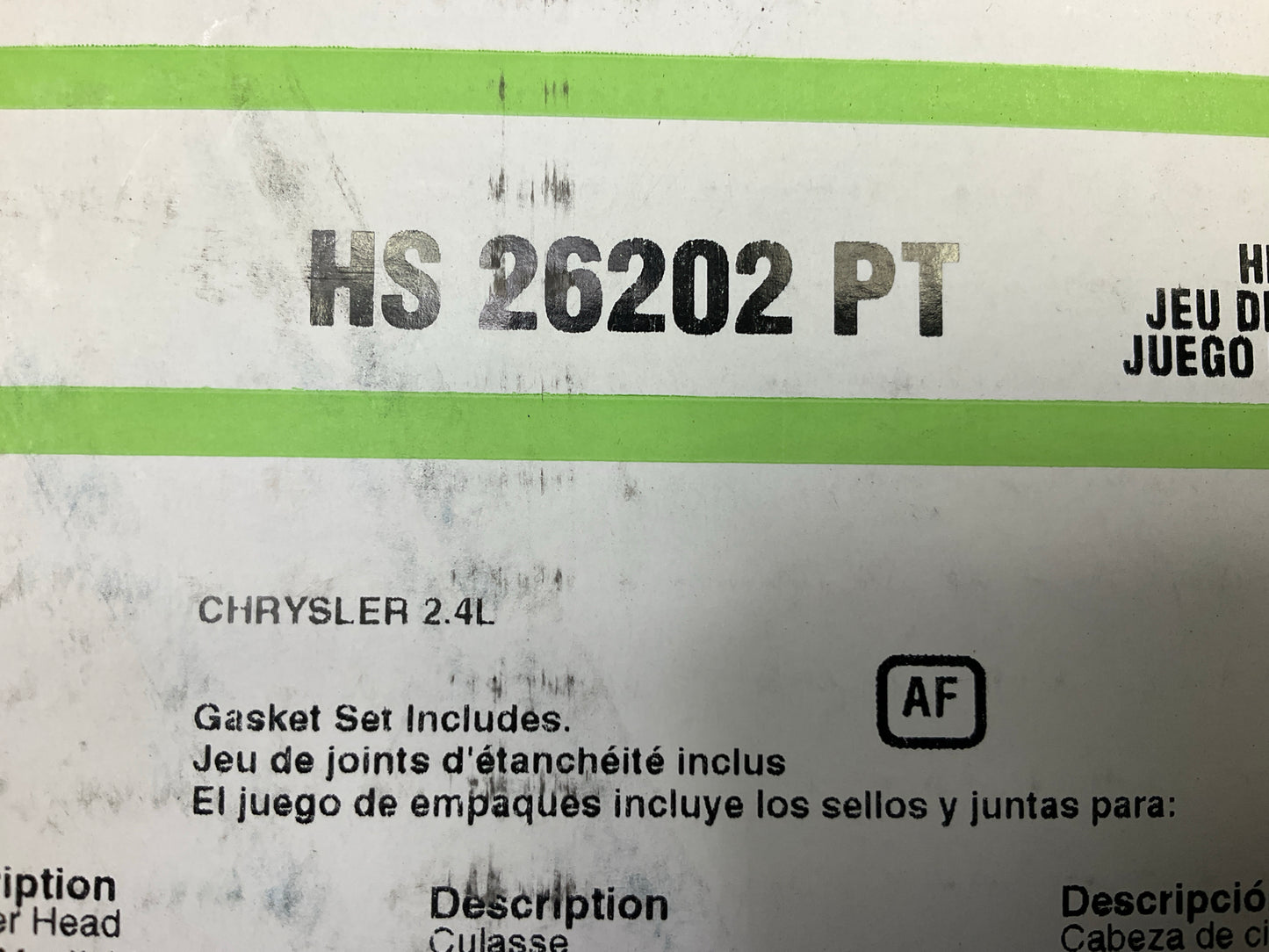 Fel-pro HS26202PT Cylinder Head Gasket Set For 2003-2009 Chrysler 2.4L-L4