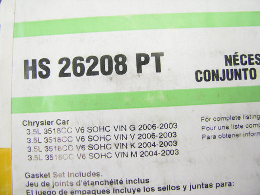 Fel-Pro HS26208PT Cylinder Head Gasket Set For 1999-06 Chrysler 3.5L V6 SOHC