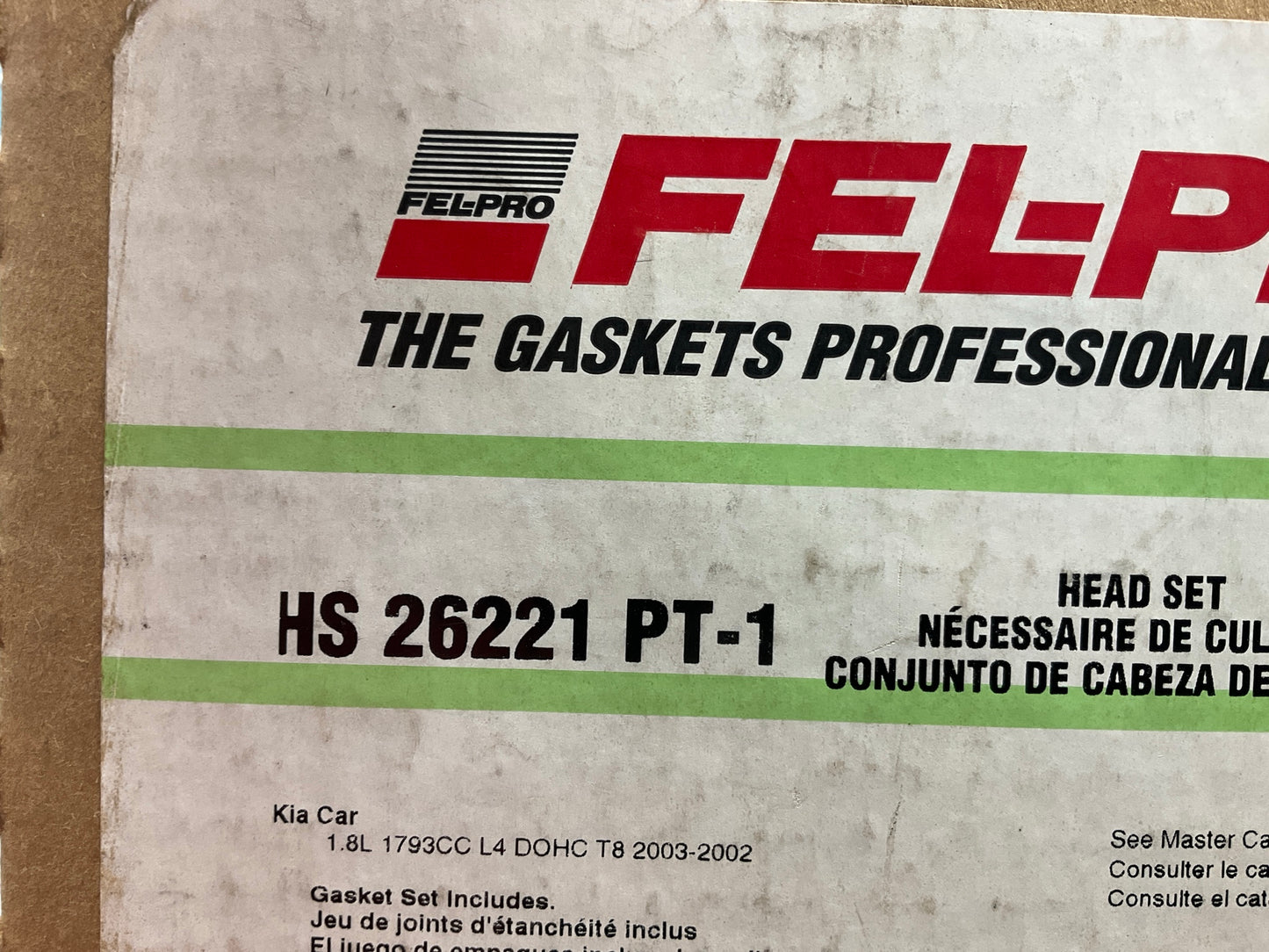 Fel-Pro HS26221PT-1 Cylinder Head Gasket Set For 2001-2003 Kia Spectra 1.8L