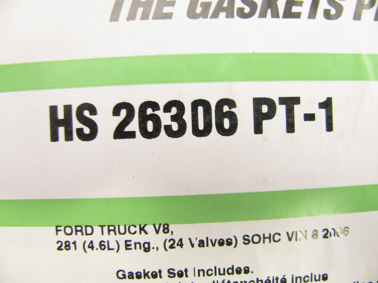 Fel-pro HS26306PT-1 Cylinder Head Gasket Set 2006 Explorer & Mountaineer 4.6L-V8