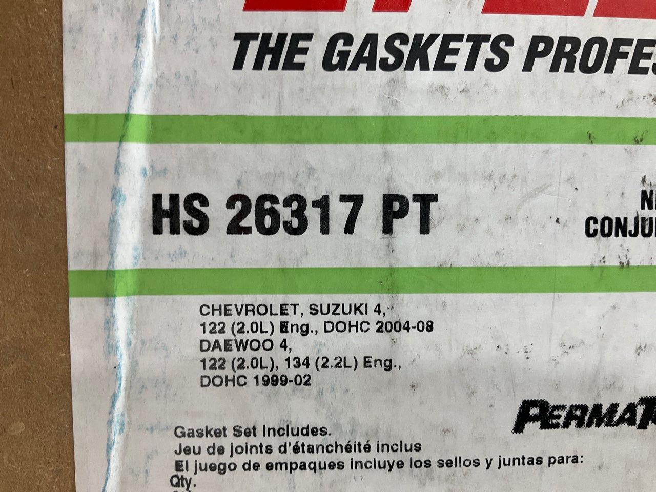 Fel-pro HS26317PT Cylinder Head Gasket Set 1999-2008 GM Suzuki 2.0L 2.2L