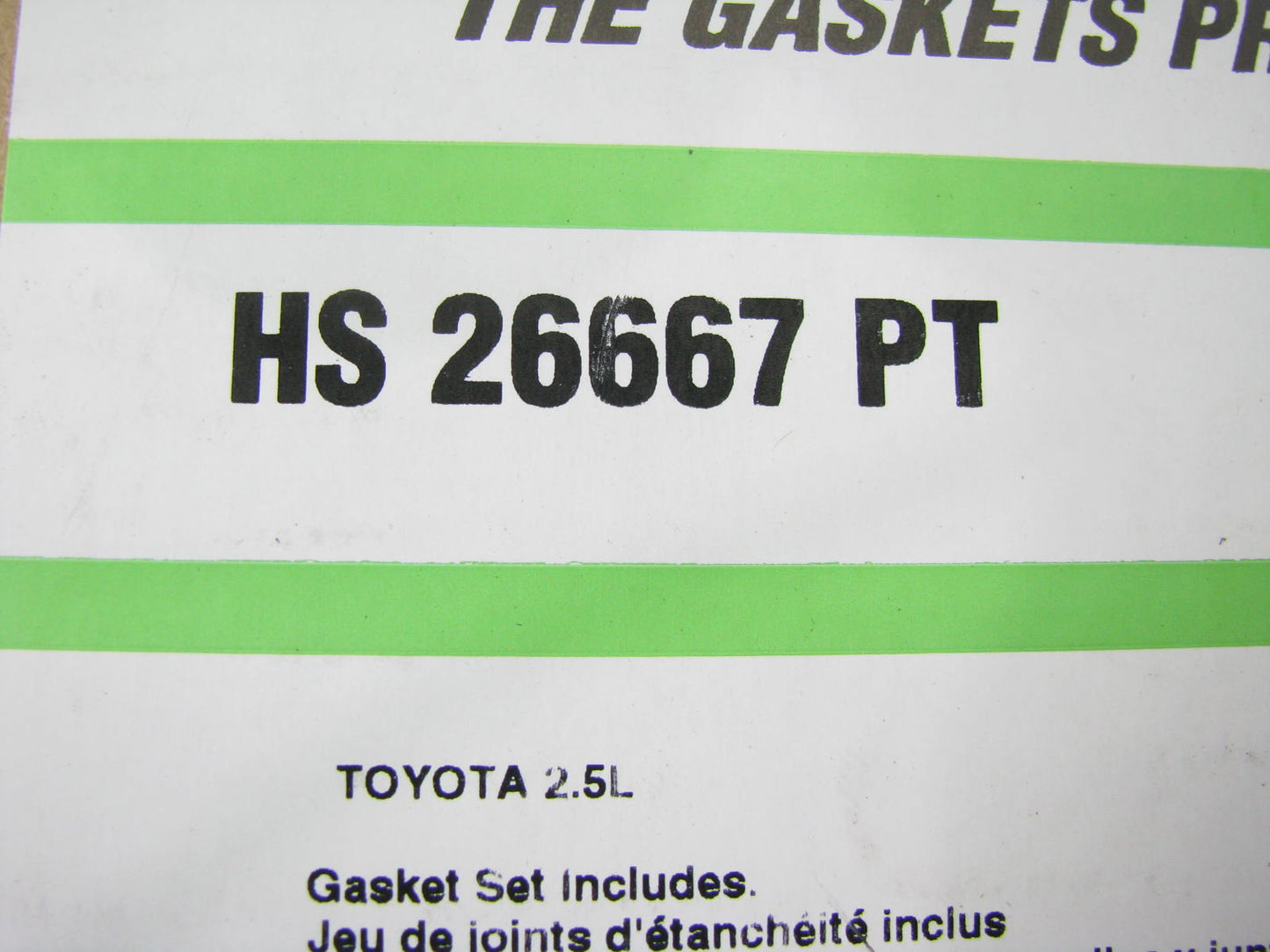 Fel-pro HS26667PT Cylinder Head Gasket Set For 12-16 Toyota Lexus 2.5L I4 Hybrid