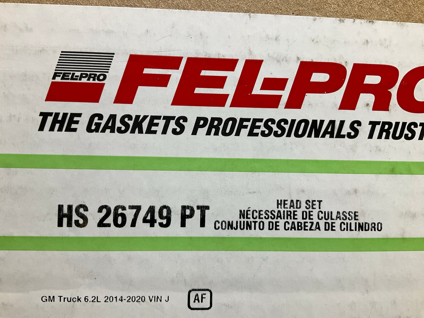 Fel-Pro HS26749PT Cylinder Head Gasket Set For 2014-2021 Chevrolet GMC 6.2L-V8