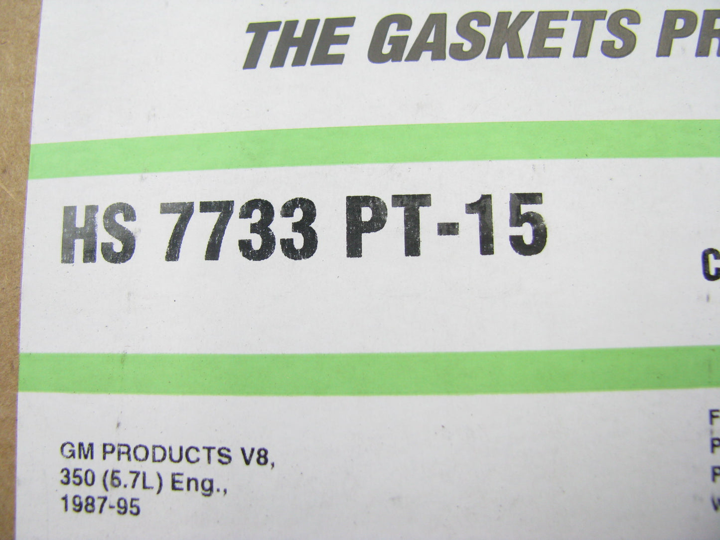Fel-Pro HS7733PT-15 Engine Cylinder Head Gasket Set