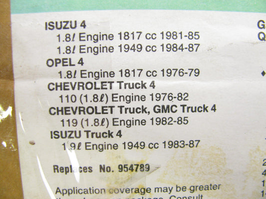 Fel-pro HS8621PT-1 Cylinder Head Gasket Set 1976-1987 GM Isuzu 1.8L 1.9L-L4