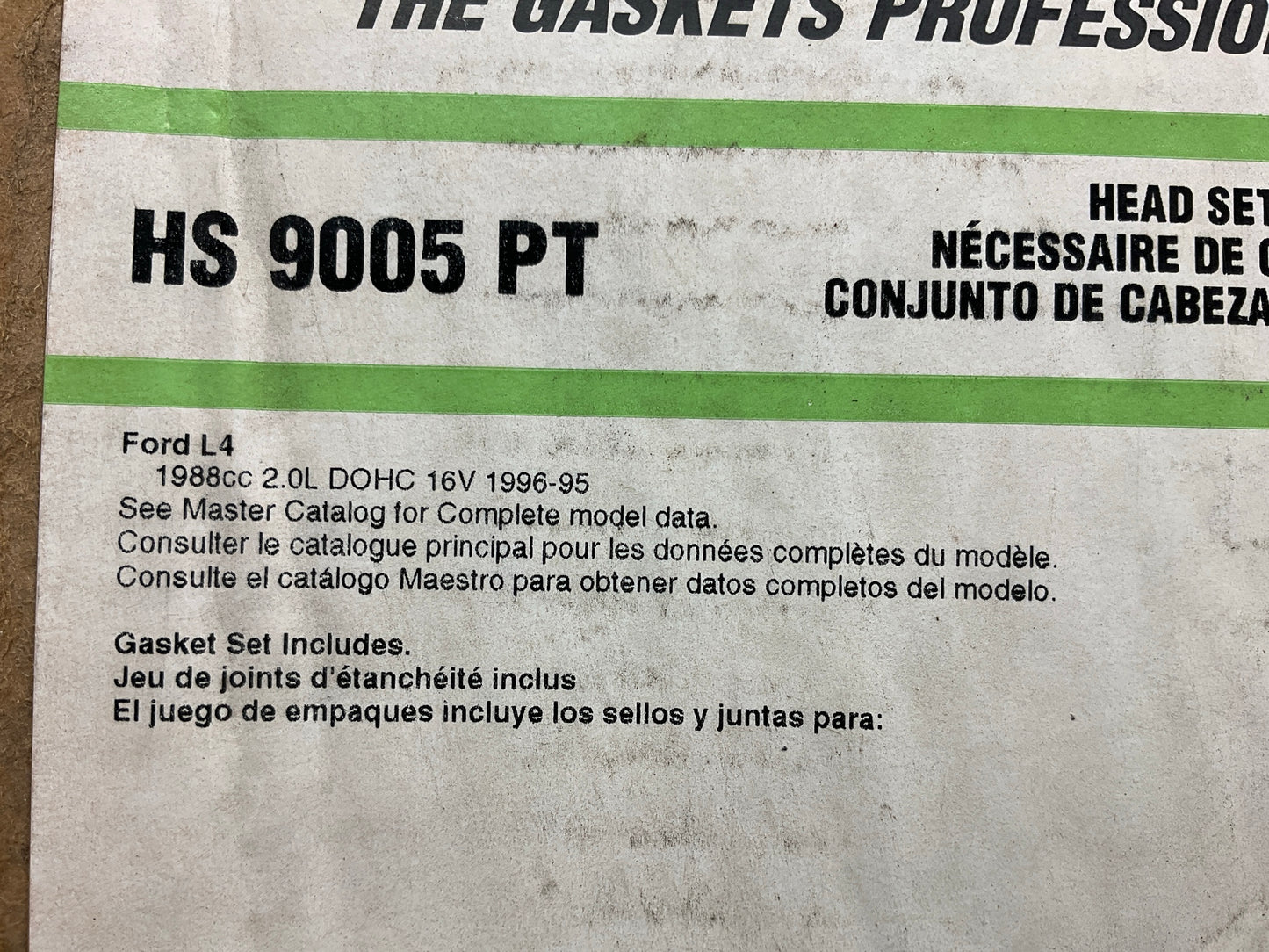 1995-1996 Ford Contour, 1995-1996 Mystique 2.0L Cylinder Head Gasket Set FEL-PRO