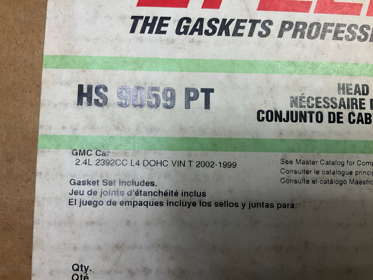 FEL-PRO HS9059PT Cylinder Head Gasket Set - 1999-2002 Chevy Pontiac Olds 2.4L