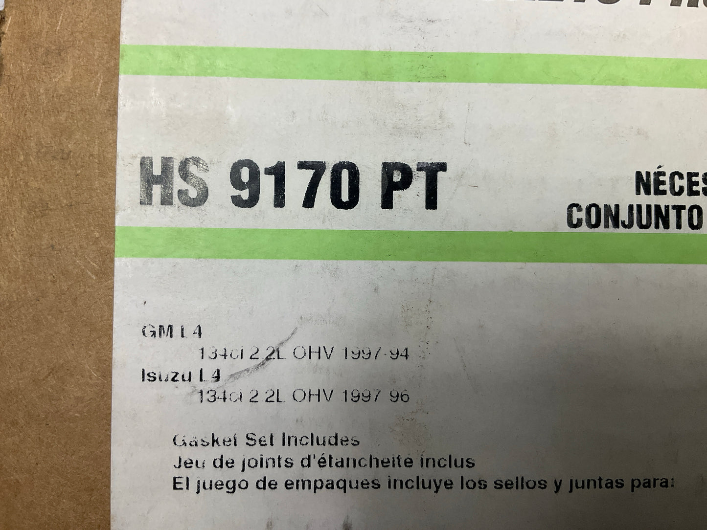 Fel-pro HS9170PT Cylinder Head Gasket Set for 1994-1997 GM Isuzu 2.2L