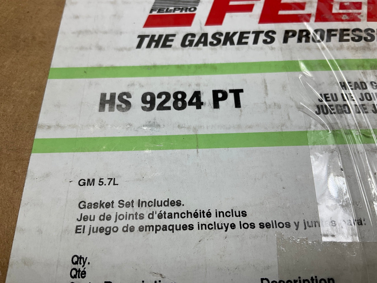 Fel-pro HS9284PT Cylinder Head Gasket Set - 1997-1998 Chevrolet 5.7L LT1 V8