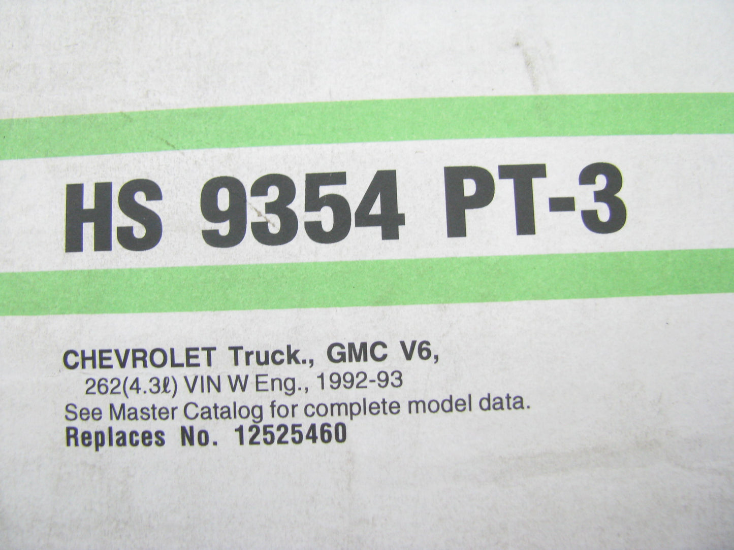 Fel-pro HS9354PT3 Cylinder Head Gasket Set For 1992-1993 Chevrolet GMC 4.3L-V6