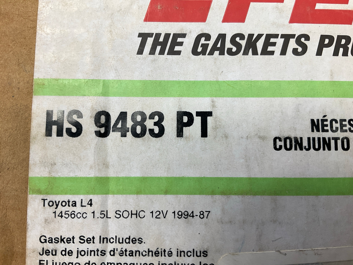 Fel-pro HS9483PT Engine Cylinder Head Gasket Set 3E, 3EE 1987-94 TERCEL 1.5L