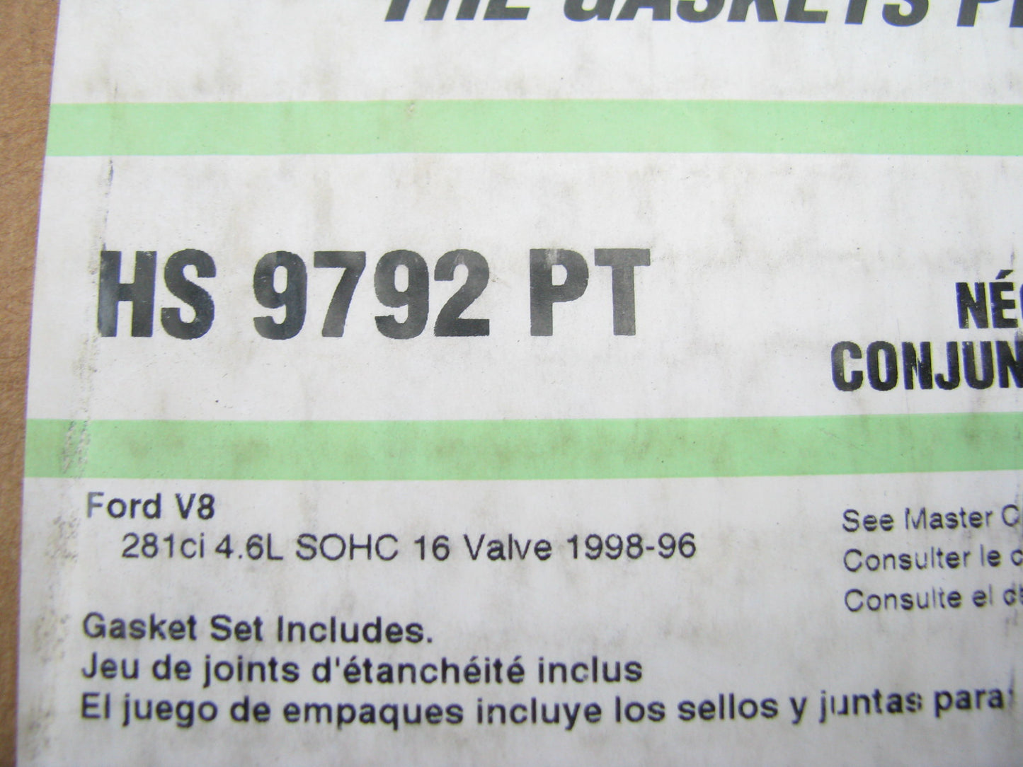 Fel-Pro HS9792PT Head Gasket Set 96 Crown Victoria 96-98 Mustang 4.6L V8 SOHC