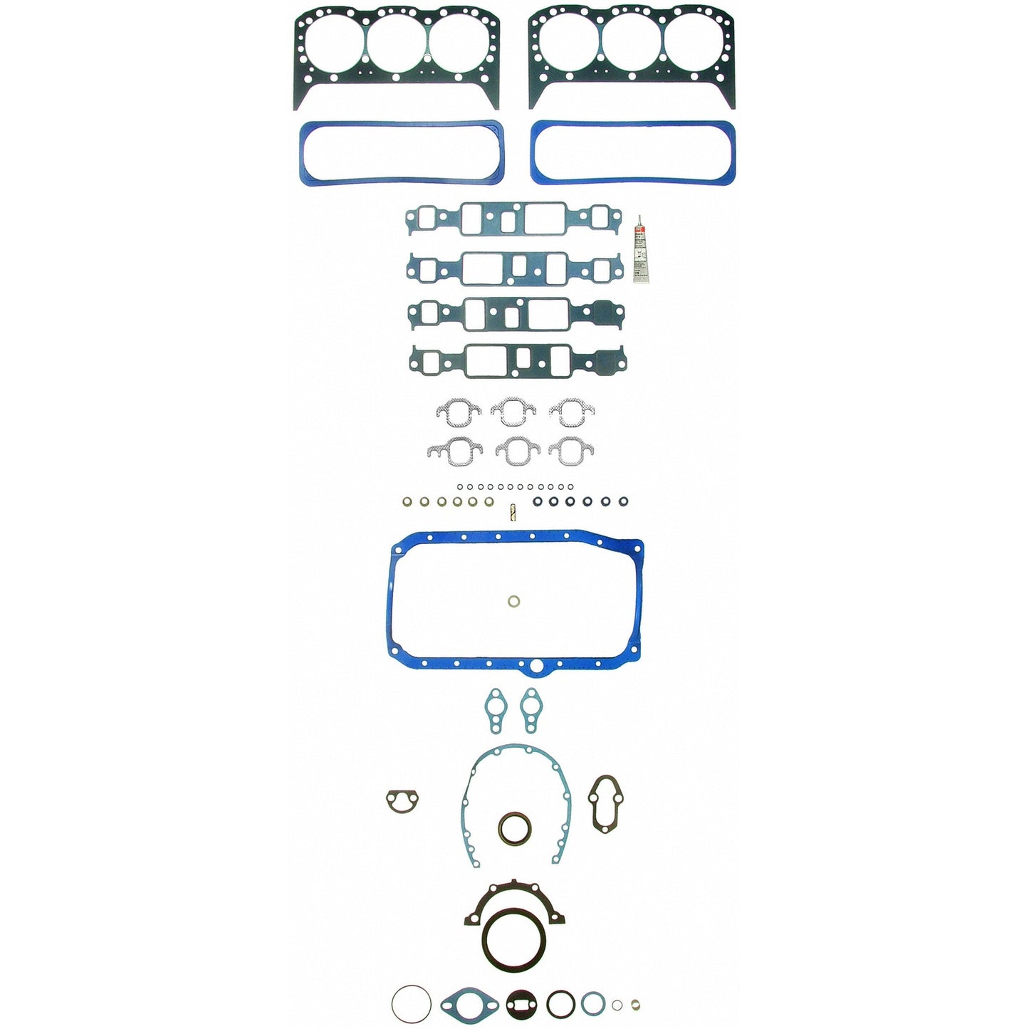 Fel-pro KS2647 Full Engine Rebuild Gasket Set - 1986-1992 GM Chevy 4.3L-V6 Truck