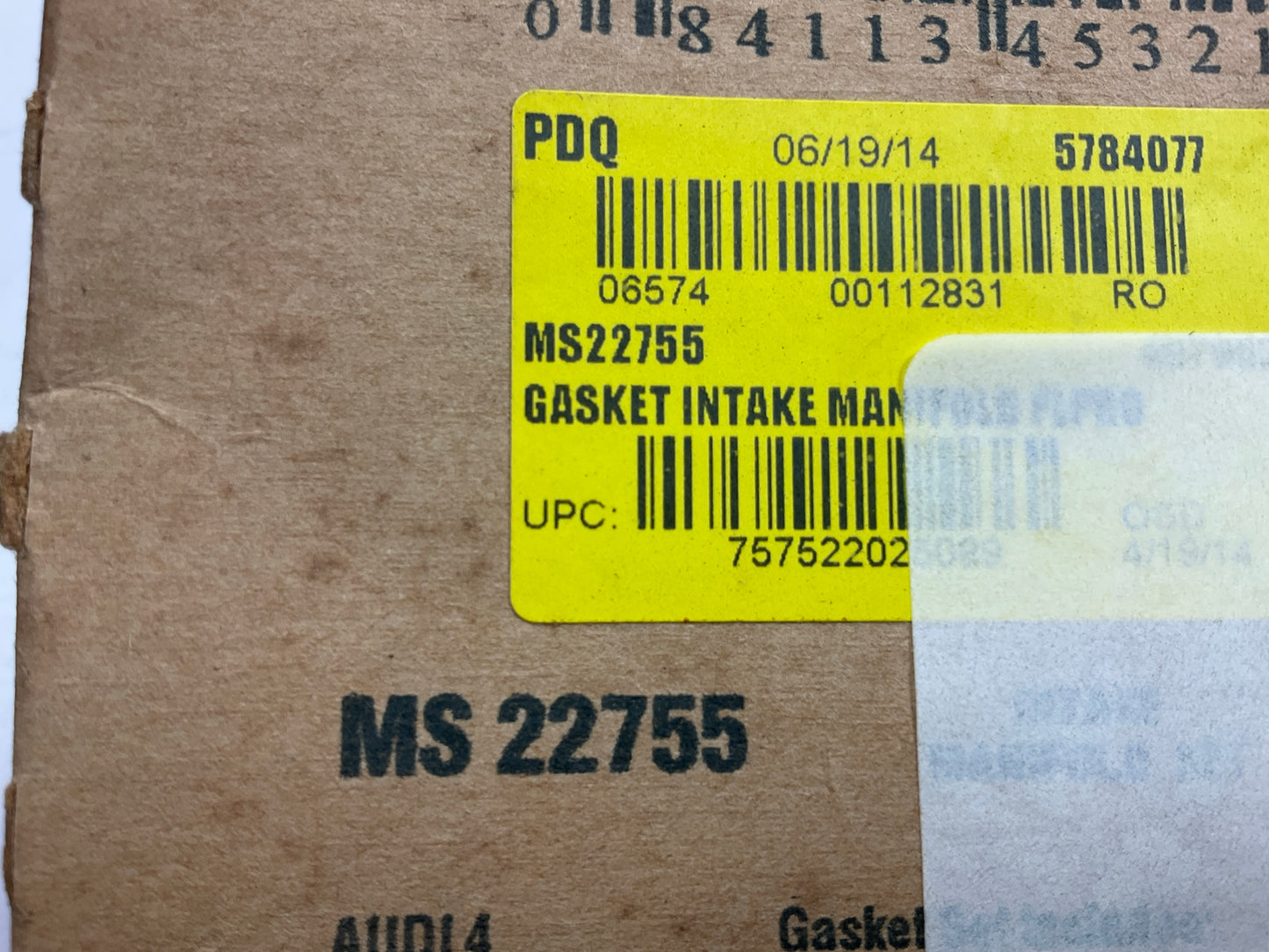 FEL-PRO MS22755 Intake Manifold Gasket - 73-98 VW Audi 1.5L 1.6L 1.7L 1.8L