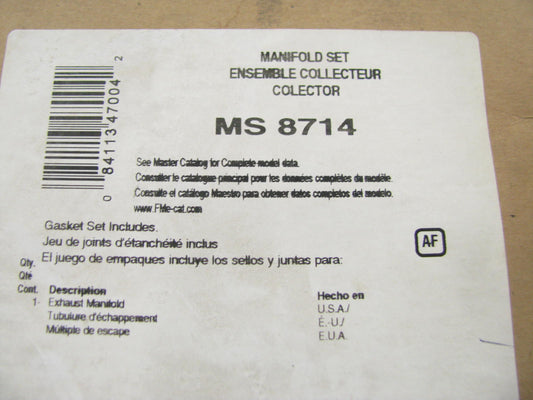Fel-Pro MS8714 Exhaust Manifold Gasket For 1960-1982 Detroit Diesel 212-L4