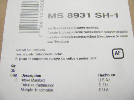Fel-pro MS8931SH-1 Engine Intake Manifold Gasket Set