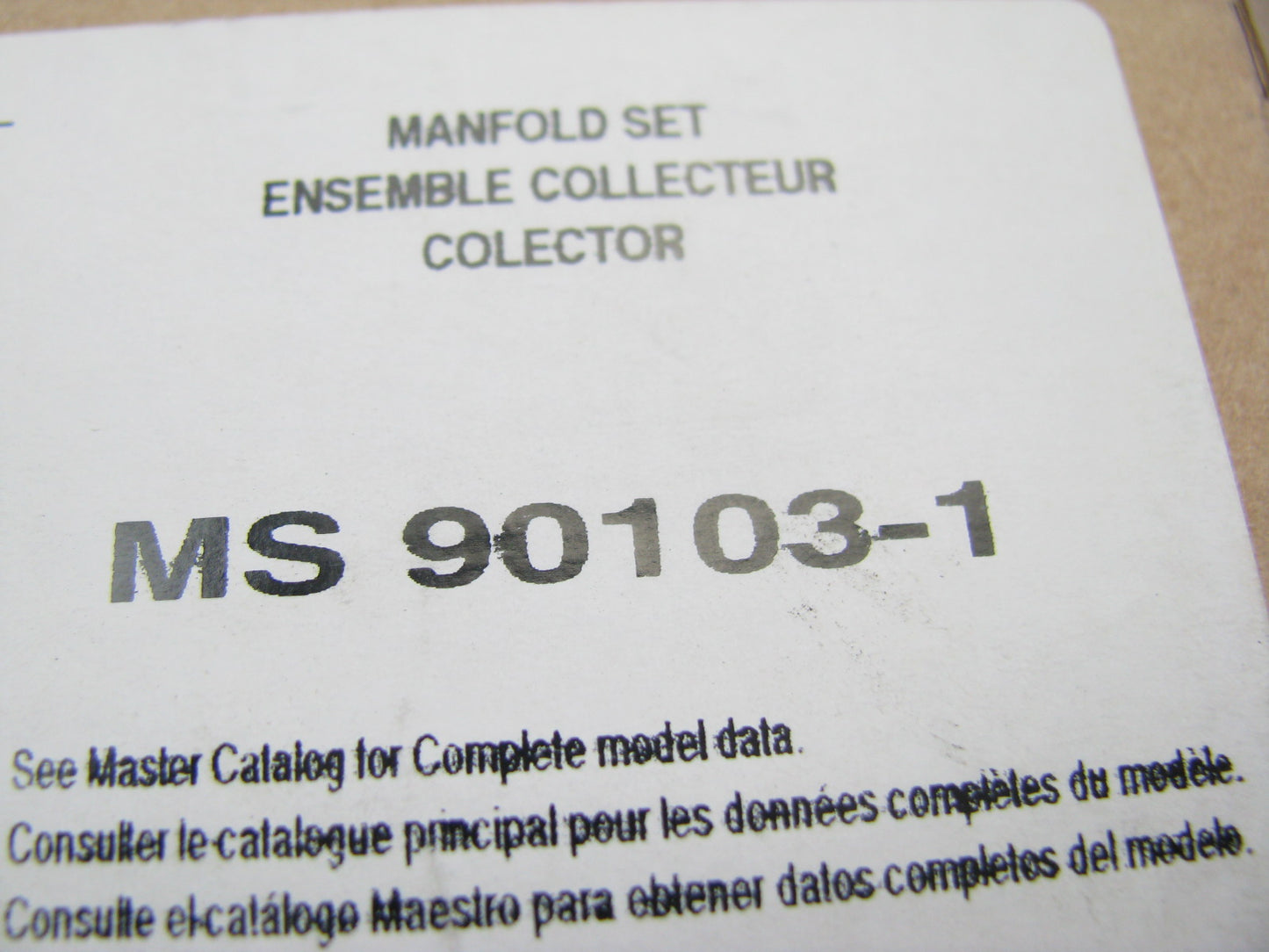 Fel-pro MS901031 Engine Intake Manifold Gasket Set - SMALL BLOCK FORD Stock Port