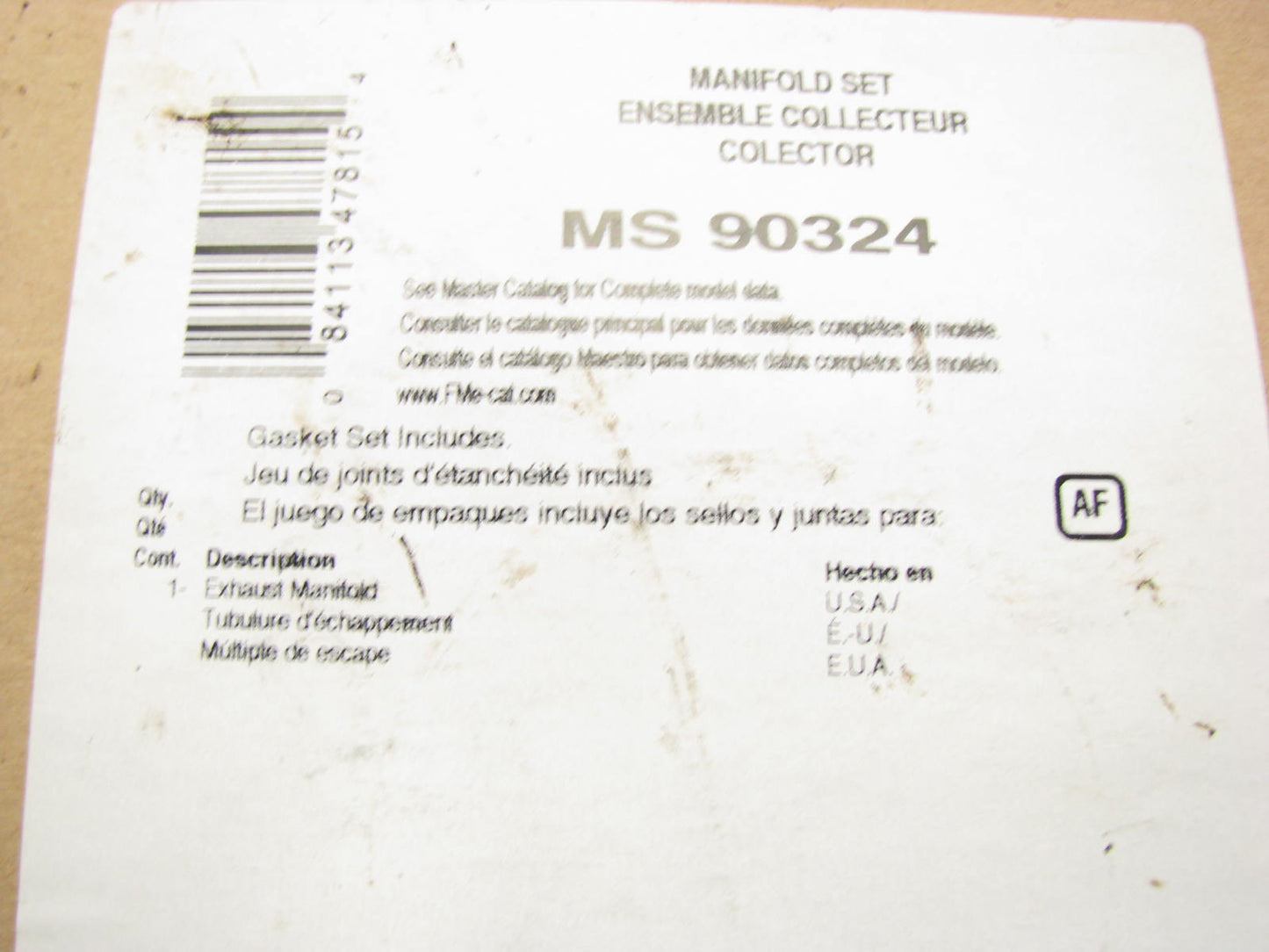 Fel-Pro MS90324 Exhaust Manifold Gasket 1975-79 Buick Chevrolet GMC 250 I6