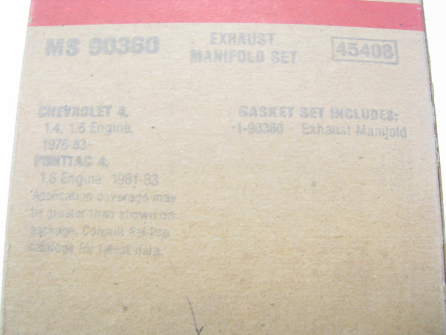 Fel-pro MS90360 Exhaust Manifold Gasket Set 1976-87 Chevrolet Pontiac 1.4L 1.6L