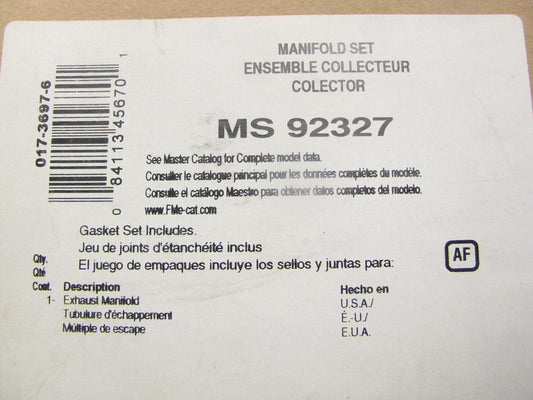 Fel-pro MS92327 Exhaust Manifold Gasket For 1982-1992 Toyota 2.8L 3.0L L6 DOHC