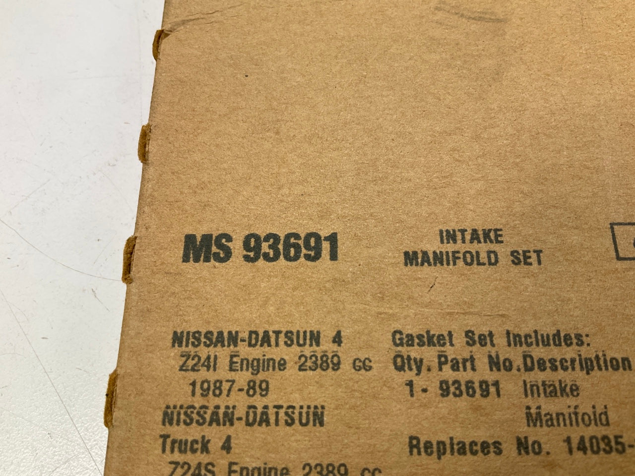 Fel-Pro MS93691 Engine Intake Manifold Gasket For 1983-89 Nissan 2.4L I4 SOHC