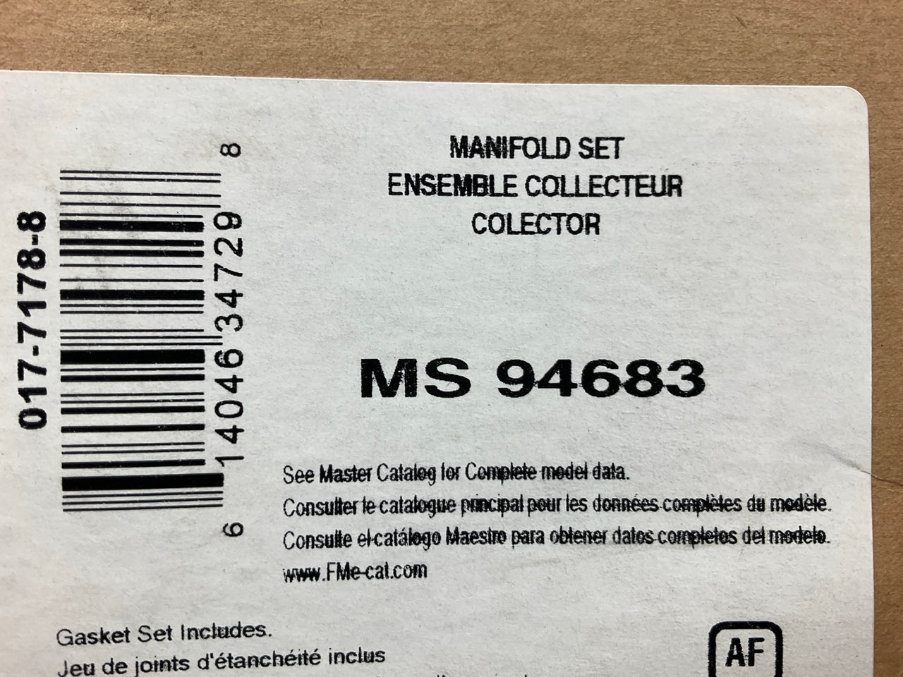 Fel-pro MS94683 Fuel Injeciton Plenum Gasket UPPER Set 1990-1995 Ford 4.0L V6