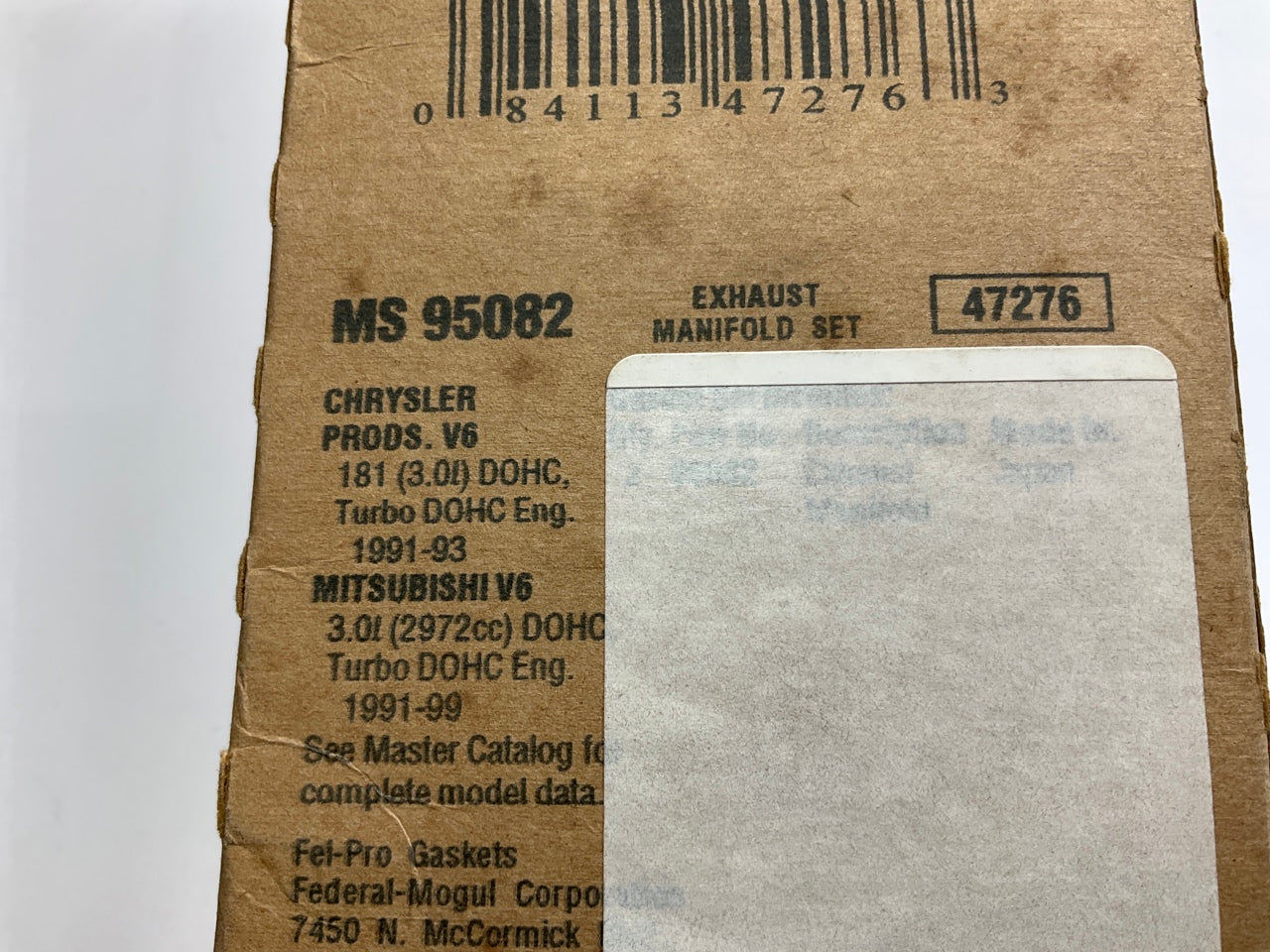 Fel-Pro MS95082 Exhaust Manifold Gasket Set For 1991-1999 Mitsubishi 3.0L Turbo