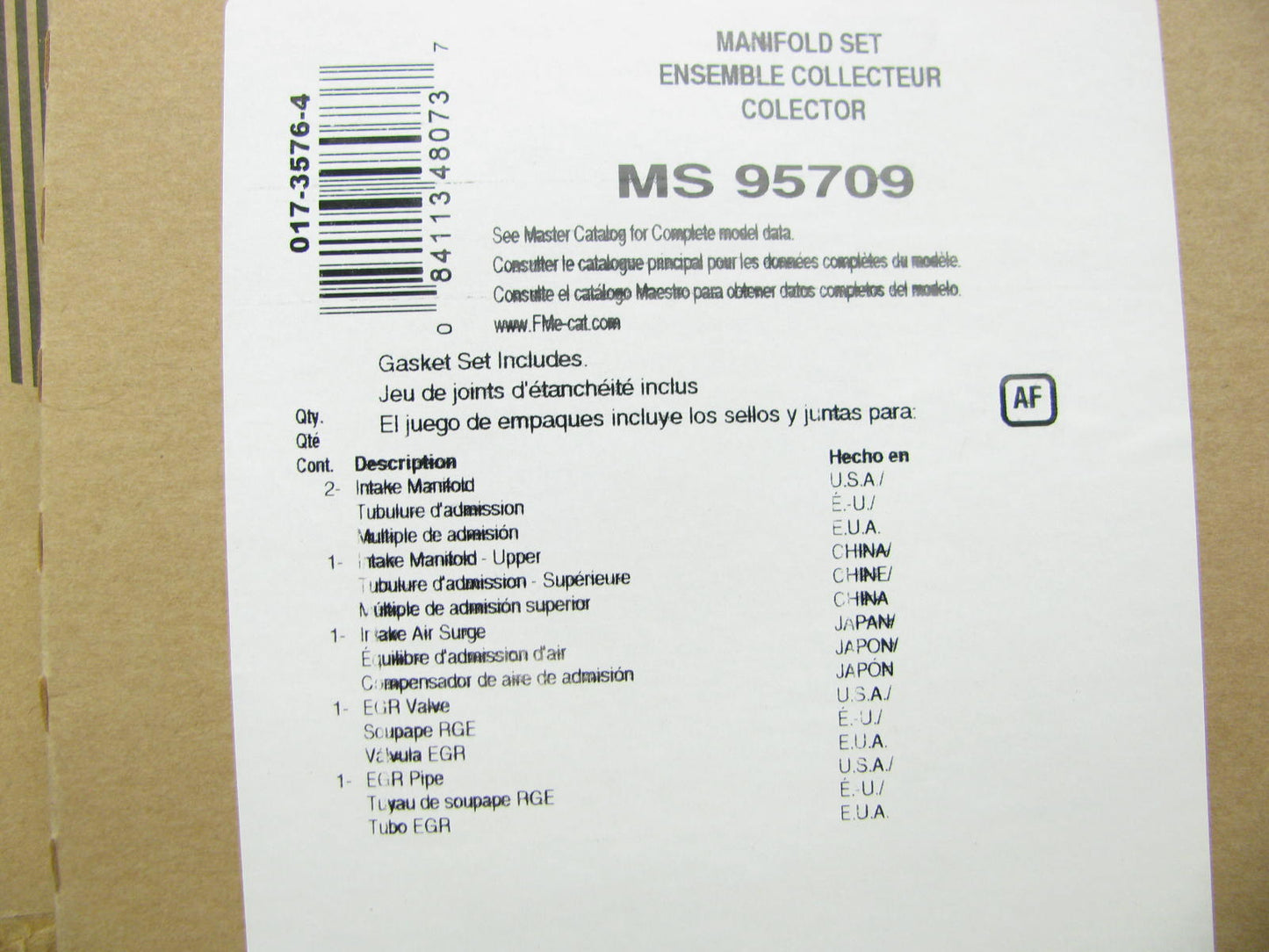 FEL-PRO MS95709 Engine Intake Manifold Gasket Set