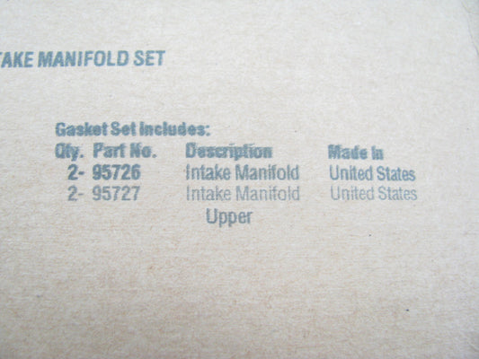 Fel-pro MS95726 Engine Intake Manifold Gasket LOWER Set 95-02 Ford 2.5L 3.0L V6
