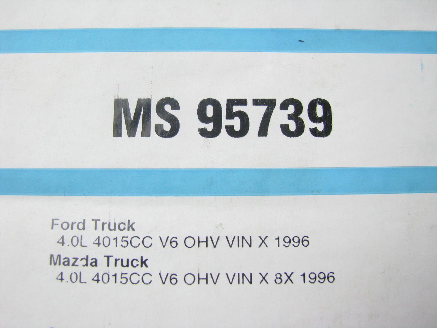 Fel-p=Pro MS95739 LOWER Intake Manifold Gasket Set 1996 Ford Mazda 4.0L V6