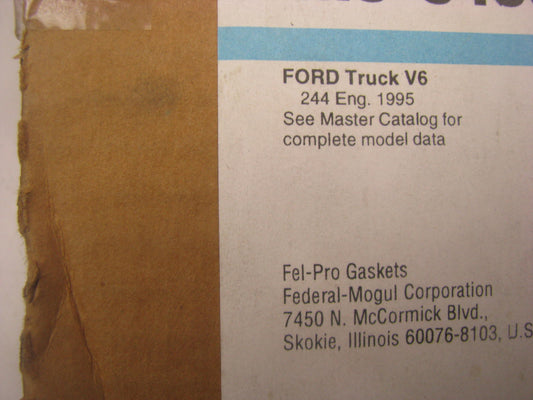 Fel-pro MS95739 LOWER Intake Manifold Gasket Set 1996 Ford Mazda 4.0L V6