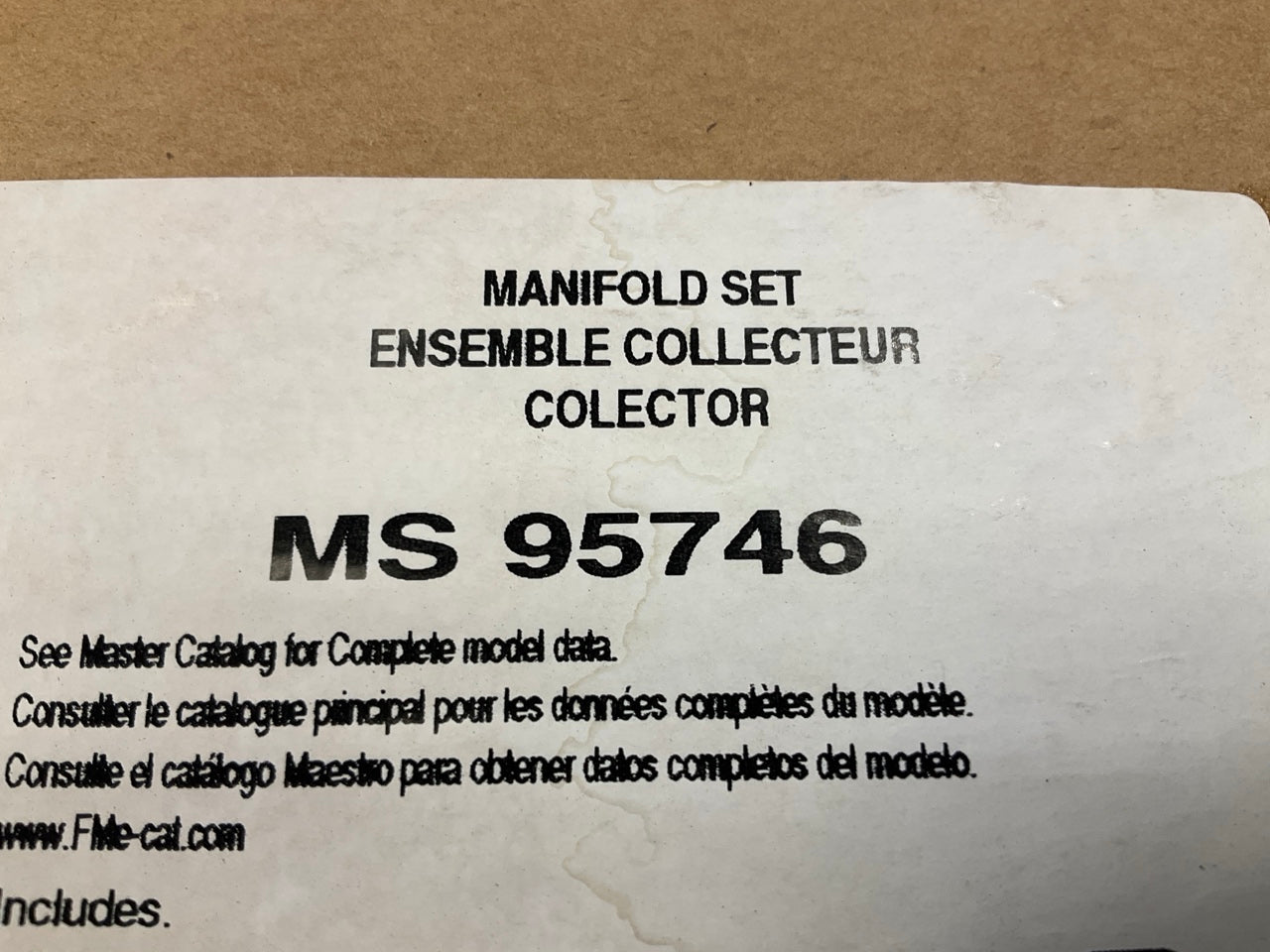 FEL PRO MS95746 Fuel Injection Plenum Upper Gasket Set 95-02 Camaro Firebird 3.8
