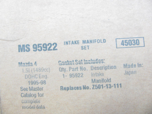 Fel-pro MS95922 Engine Intake Manifold Gasket 1995-1998 Mazda Protege 1.5L-L4